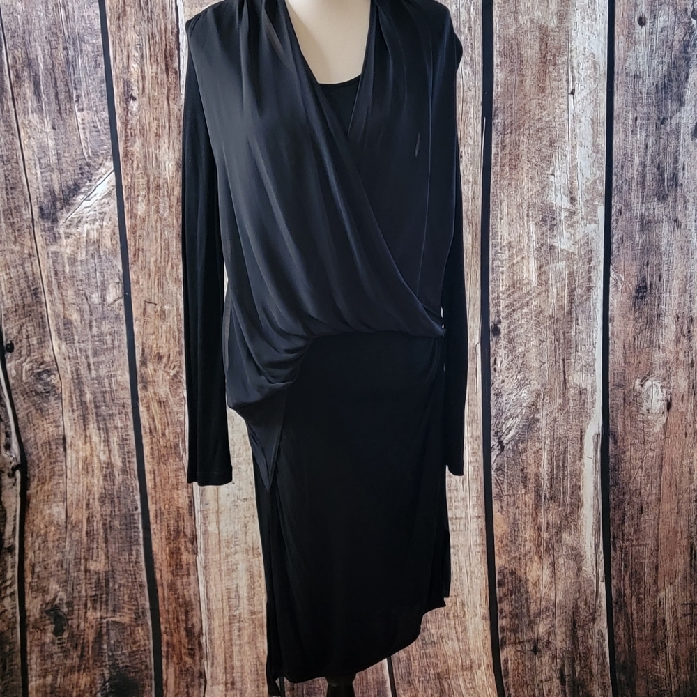Mondern All Saints Size 8 Black Dress